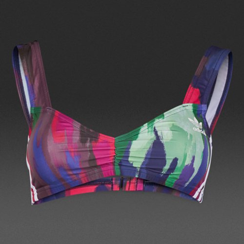 Adidas Originals Pharrell Williams Camo Bikini Top Multicolor for Women